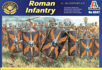 Italeri 6047. «Roman Infantry. Ist-IInd CENTURY A.D.» Фотография с официального сайта «Italeri» 